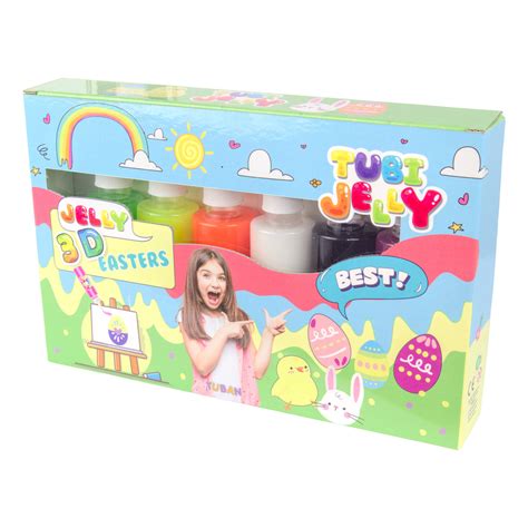 Tuban Tubi Jelly Set Met 6 Kleuren Pasen Altoys Webshop