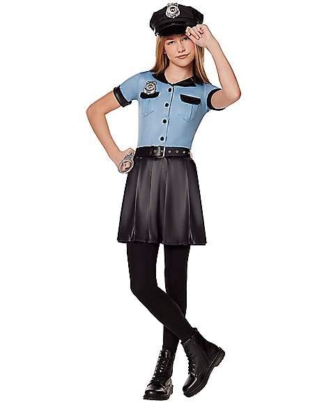 Spirit Halloween Kids Police Officer Costume Deluxe Costume Policier