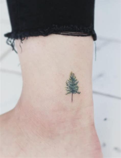 Tiny Pine Tree Tattoo | Pine tree tattoo, Tree tattoo small, Pine tattoo