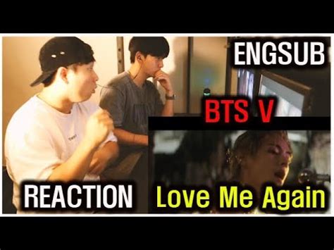 V Love Me Again Official Mv Reaction Youtube