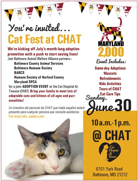 CatFest—Maryland 2000 Kick Off Event! - The Humane Society of Harford County