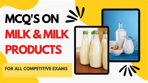 MILK AND MILK PRODUCTS MCQ S FSSAI TN MRB FSO EXAM FOR ALL