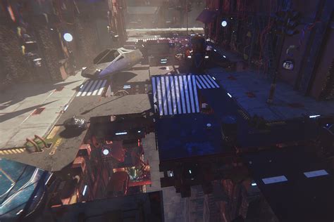 Cyberpunk Transformer City Hdrp Bip D Sci Fi Unity Asset Store