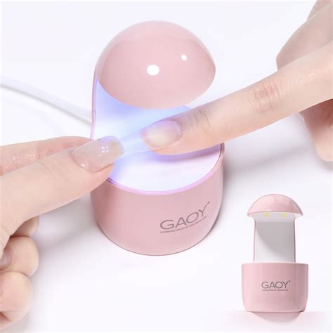 Amazon Gaoy Mini Uv Light For Gel Nails Small Nail Cure Light