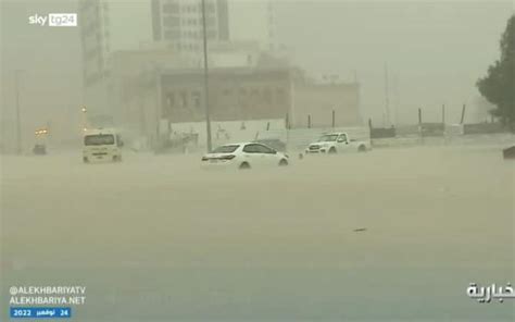 Saudi Arabia Flood In Jeddah Two Dead And City In Chaos Photo Italian Post