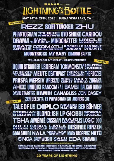 Lightning In A Bottle Anuncia Su Lineup