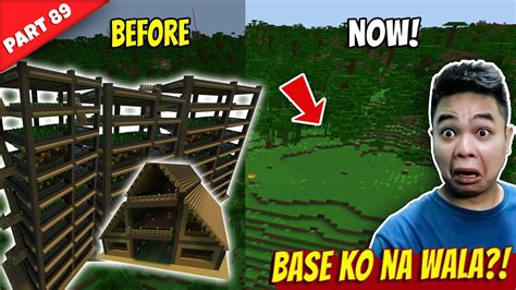 Biglang Naglaho Base Ko Sa Minecraft Minecraft Part 89 YouTube