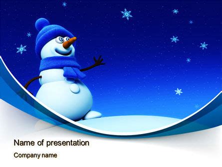 Snowman Powerpoint Template