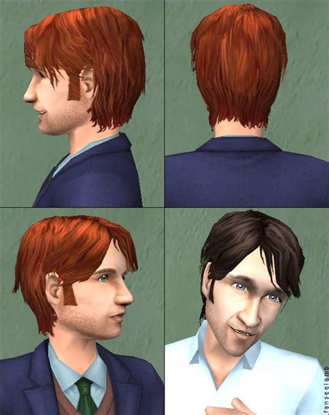 Mod The Sims Classically Cute Hair For Boys Of All Ages Sims 2 Hair Cute Hairstyles Sims 2