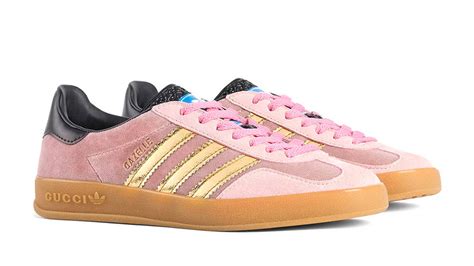 Gucci X Adidas Gazelle Pink Velvet Where To Buy Undefined The