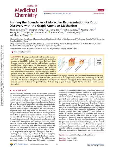 Pdf Pushing The Boundaries Of Molecular Representation For Drug