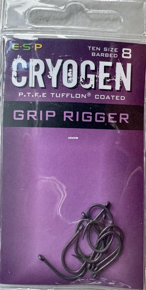 Cryogen Grip Rigger Size8 Micro Barb Qty 10 Per Pack