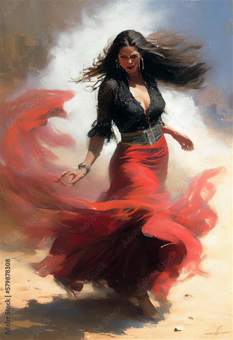 Flamenco Dancing Paintings