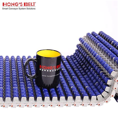 Hongsbelt Hs C Roller Top Modular Plastic Conveyor Belt For Luggage