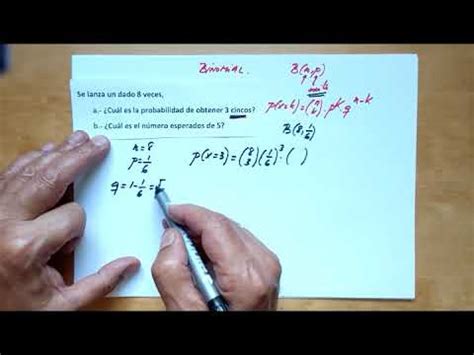 DISTRIBUCIÓN PROBABILIDAD BINOMIAL 3 EJERCICIO RESUELTO PARA