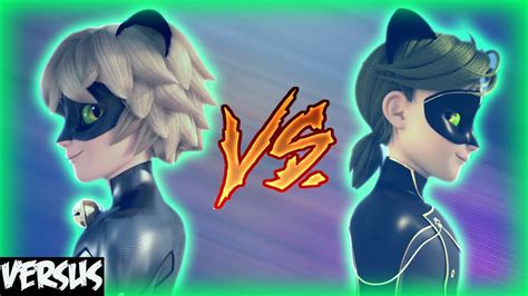 Cat Noir vs Cat Walker Quién es mejor Miraculous Ladybug YouTube