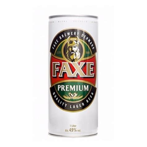 Cerveza FAXE Premium Lata 1L Distribuidora Los Molinos