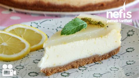 Limonlu Cheesecake Tarifi Videosu Nefis Yemek Tarifleri