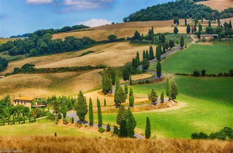 El Valle De Orcia Un Jard N Paisaje De A Os De Antig Edad Italia