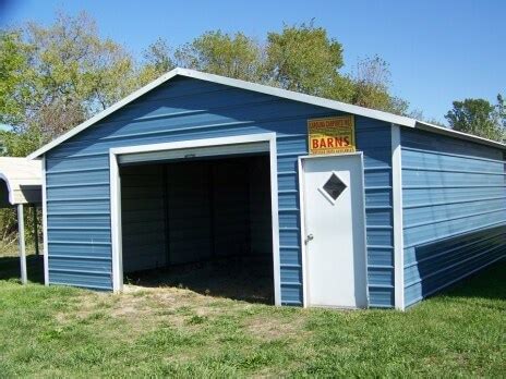 18x25 Boxed Eave Roof Metal Garage Alan S Factory Outlet