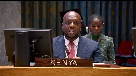 Permanent Mission Of Kenya To The Un 🇰🇪 🇺🇳 On Twitter During Today S Unsc Briefing On The