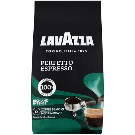 Lavazza Perfetto Espresso Coffee Beans 1kg Woolworths