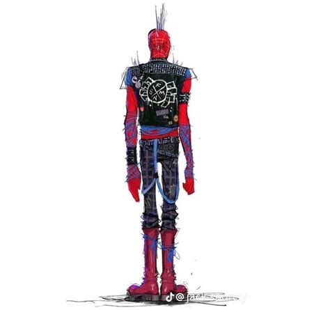 Spider-Punk Costume Artwork