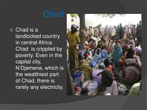 poverty  chad powerpoint    id