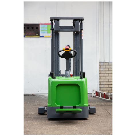 Ton Kg Ac Motor Rider Type Straddle Leg Electric Pallet Stacker