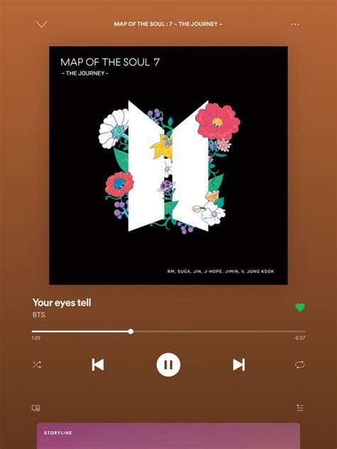 Your Eyes Tell Bts Bts Playlist Bts Spotify Playlist