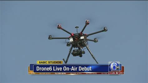 VIDEO: Drone 6 makes a live on-air debut - 6abc Philadelphia