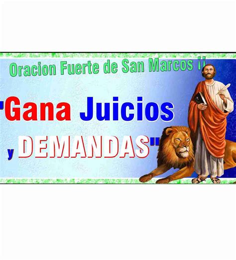 Oracion A San Marcos Para Ganar Demandas Y Juicios