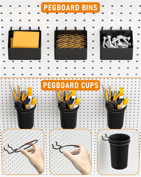 Snapklik Incly Pcs Peg Board Organizer Accessories Kit