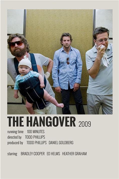 The hangover movie Poster Painting by Oscar Hughes