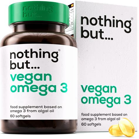 Vegan Omega 3 Algae Oil Omega 3 Supplement For Adults Vegan Omega 3