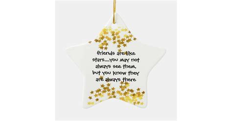 friends are like stars star ornament | Zazzle