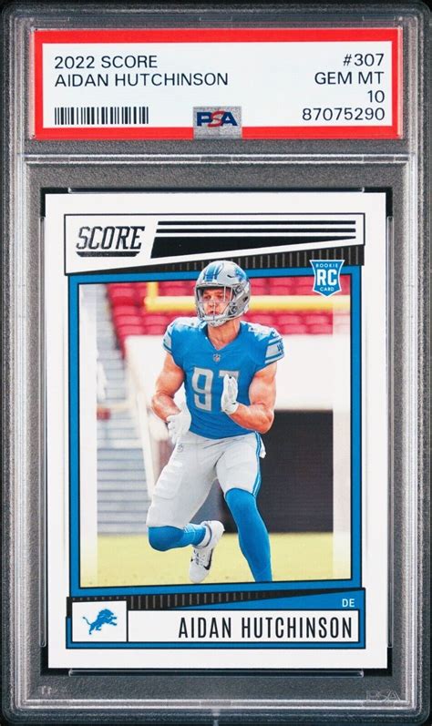 Aidan Hutchinson 2022 Score 307 Base Price Guide Sports Card Investor