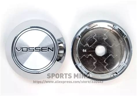 X Mm Vossen Wheel Center Caps Hubcaps Rim Caps Badges Emblems Silver