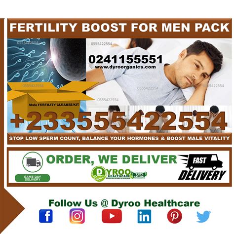 Fertility Supplements For Men In Ghana Male Fertility Booster Pack