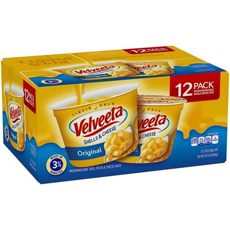 Velveeta Shells And Cheese Microwavable Macaroni And Cheese 2 39 Oz