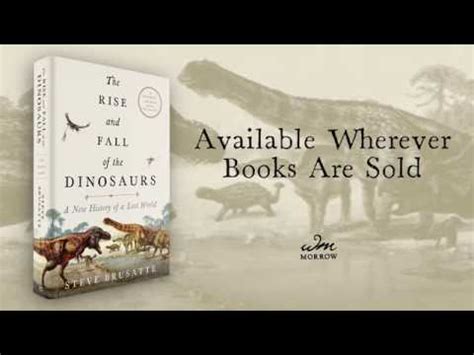 The Rise And Fall Of The Dinosaurs By Steve Brusatte Youtube