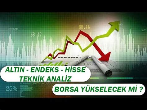 ENDEKS ALTIN HİSSE TEKNİK ANALİZİ BORSADA YÖN NERESİ YouTube