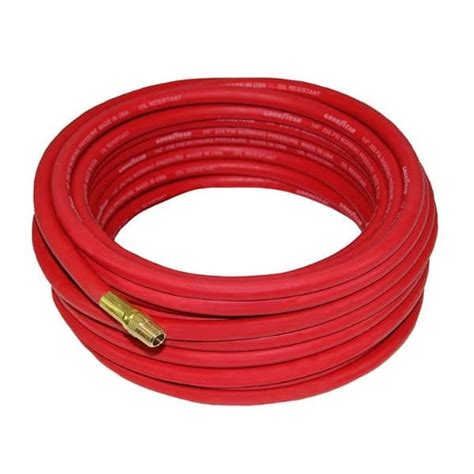 Grip Goodyear 50 Ft L X 1 4 In Dia Epdm Rubber Air Hose 250 Psi Red