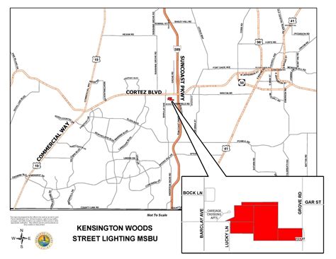 Kensington Woods Street Lighting Msbu Hernando County Fl