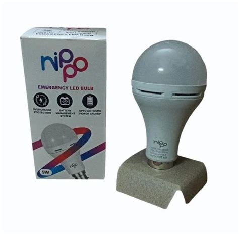 W Nippo Rechargeable Led Bulb Cool White At Rs Piece In Ghaziabad