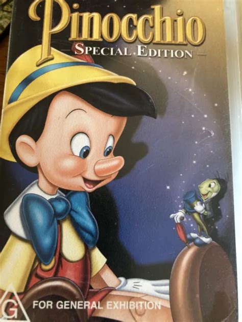 Walt Disney Classic Pinocchio Special Edition Rare Vhs Video