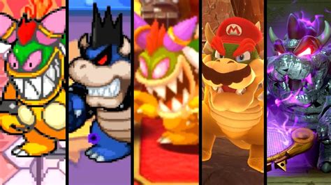 Evolution Of Cursed Bowser Battles Youtube