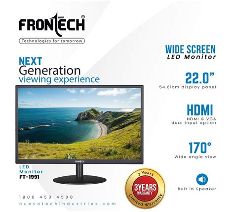 Frontech FT 1991 LED Monitor Screen Size 21 5 Inch At Rs 8420 In Dhule