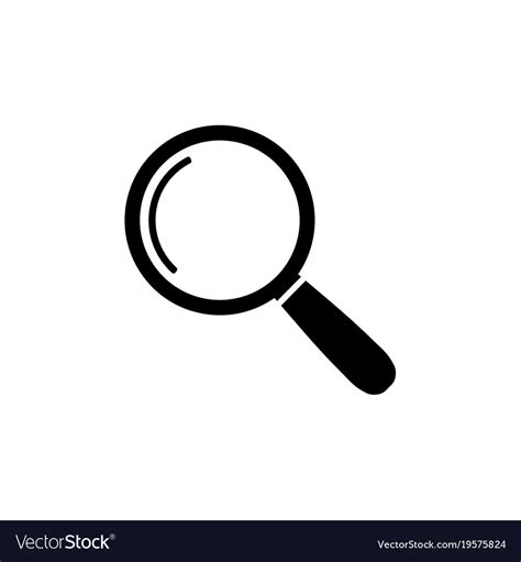 Magnify Icon Magnifying Glass Sign Search Icon Vector Image