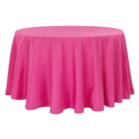 108” Polyester Round Tablecloth Fuchsia Cv Linens™